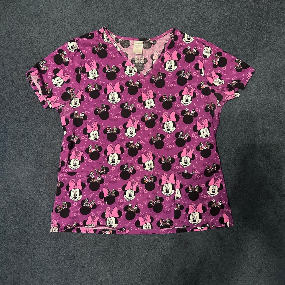 Disney Minnie Mouse Scrub Top